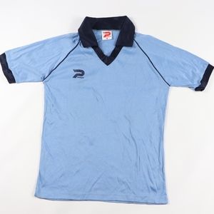 Vtg 80s New Patrick Mens Medium Soccer Jersey Blue